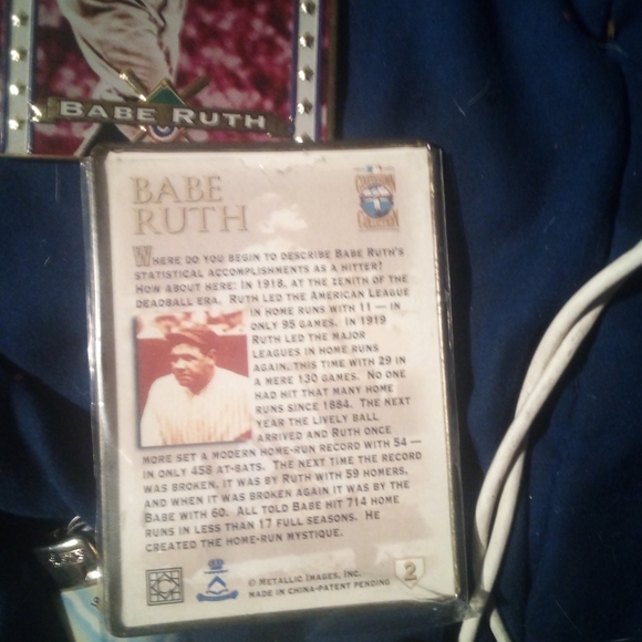 Babe Ruth metal - Picture 4 of 6